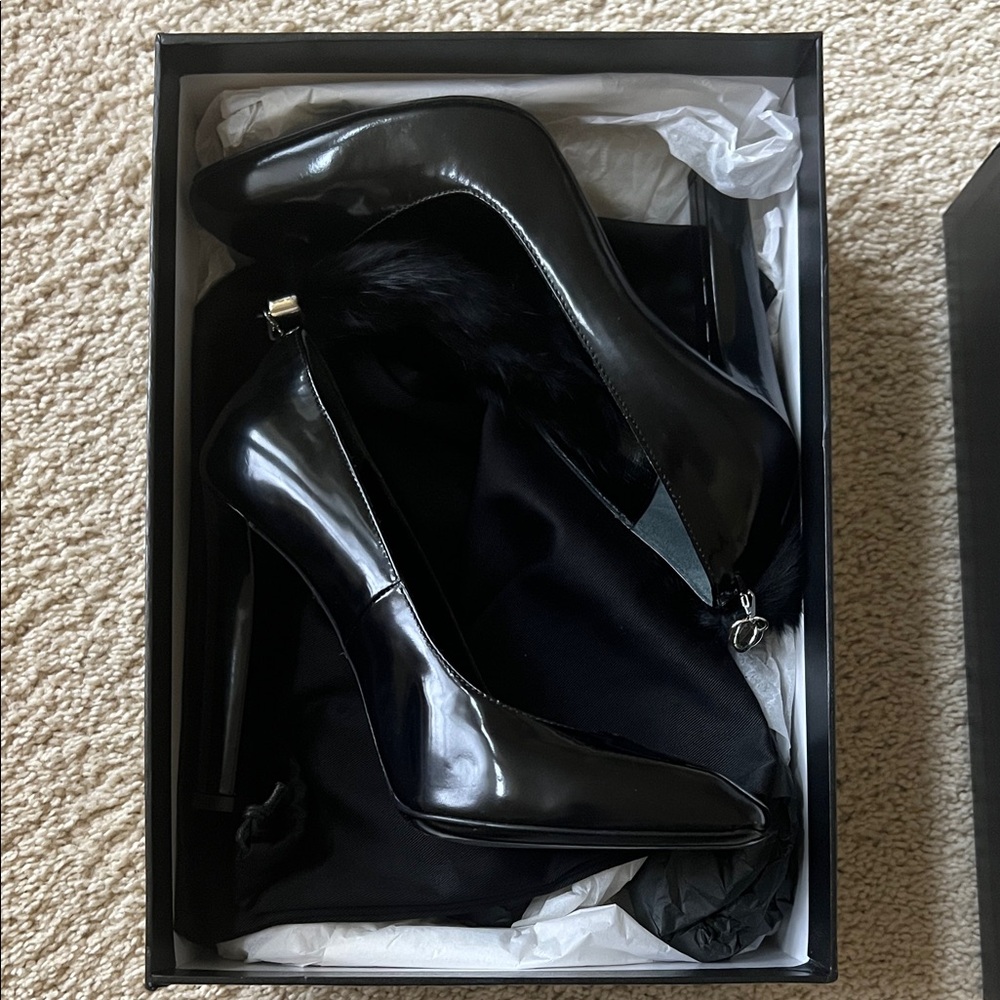 Alexander Wang Glossy Black Heels